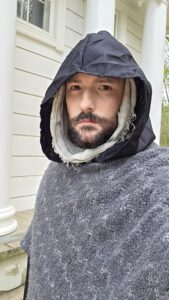 Santiago Arca acting as a sorcerer or wizzard