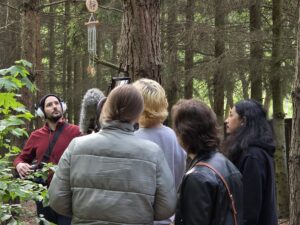 Santiago Arca in the main role of the short film "Inaudible", written and directed by Sándor Mátyás from the Warsaw Film School.